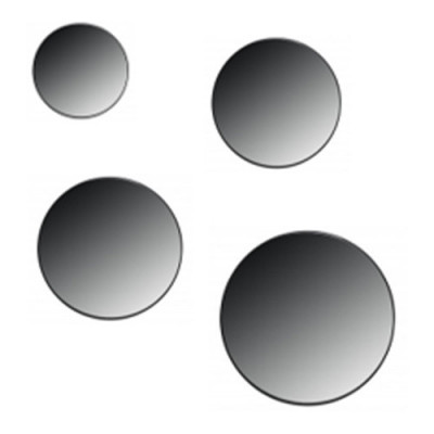 Miroir Rond NEW YORK Noir