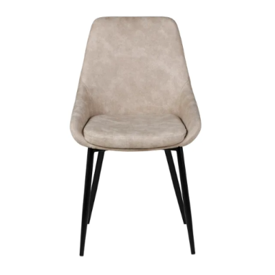 Chaise Effet Daim BARI -...