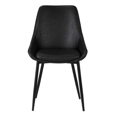 Chaise Effet Cuir BARI -...