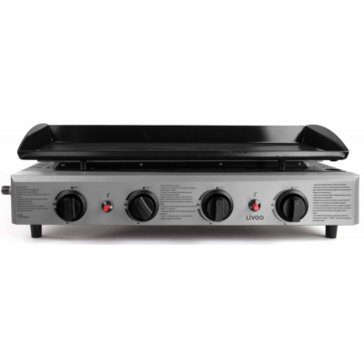 Plancha gaz 4 brûleurs LIVOO