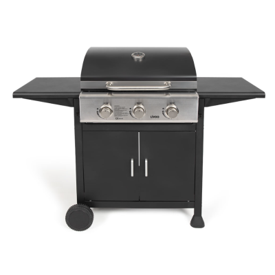 Barbecue gaz 3 brûleurs LIVOO